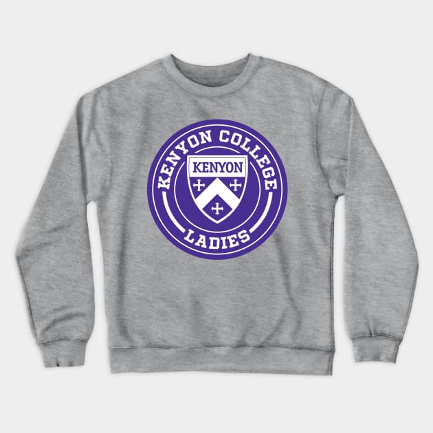 Kenyon College - Ladies Crewneck Sweatshirt by Josh Wuflestad